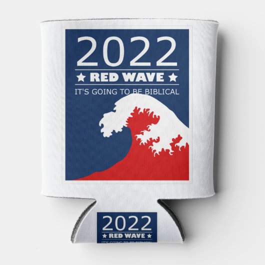 Biblical Midterms 2022 - Rote Welle Dosenkühler (Vorderseite)