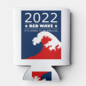 Biblical Midterms 2022 - Rote Welle Dosenkühler (Rückseite)