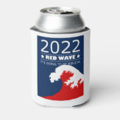 Biblical Midterms 2022 - Rote Welle Dosenkühler (Kanne Rückseite)