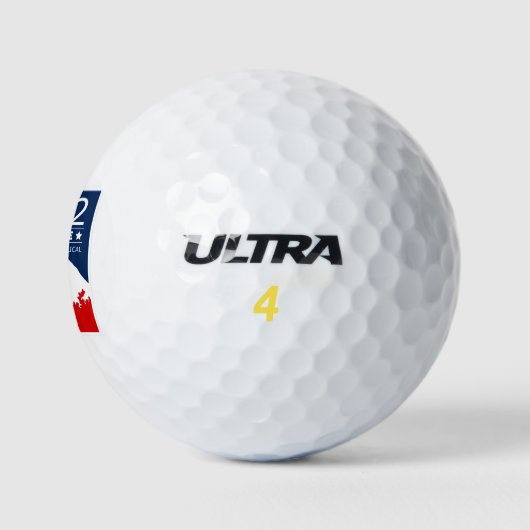Biblical Midterms 2022 - Rote Welle Golfball (Logo)