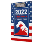 Biblical Midterms 2022 - Rote Welle Klemmbrett (Links)