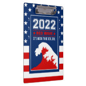 Biblical Midterms 2022 - Rote Welle Klemmbrett (Rechts)