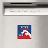 Biblical Midterms 2022 - Rote Welle Magnet (In Situ (Geschirrspüler))