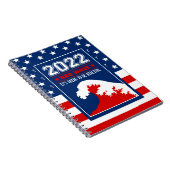 Biblical Midterms 2022 - Rote Welle Notizblock (Rechte Seite)