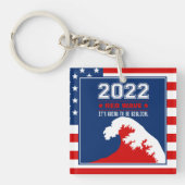 Biblical Midterms 2022 - Rote Welle Schlüsselanhänger (Vorderseite)