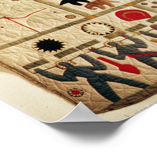 Biblical quilt, Virginia Poster (Ecke)