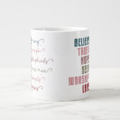 Biblical Virtues Jumbo-Tasse (Vorderseite)
