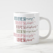 Biblical Virtues Jumbo-Tasse (Rechts)