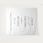 Biblical Wedding Backdrop – Song of Solomon 3:4 Qu Wandteppich (Vorderseite (Horizontal))