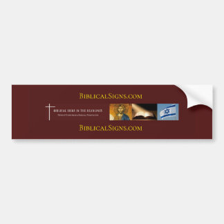 BiblicalSigns.com-Autoaufkleber Autoaufkleber