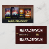 Biblicalsigns.com Visitenkarten Visitenkarte (Vorne/Hinten)
