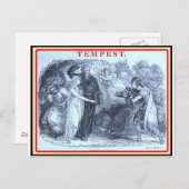 Bibliomania: Shakespeare Der Tempest Postkarte (Vorne/Hinten)