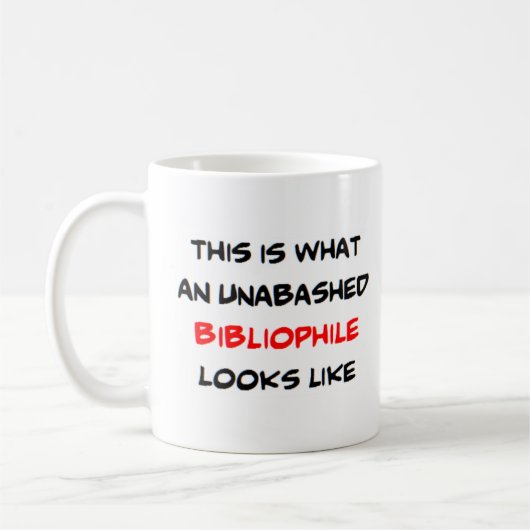 bibliophil, unvereinbar kaffeetasse (Links)