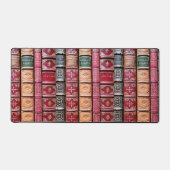 Bibliophile Beautiful Old Book Spines Schreibtischunterlage (Vorderseite)