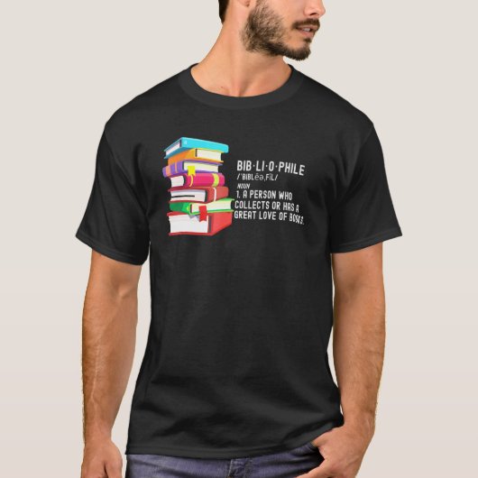 Bibliophile Book Reading Teacher T-Shirt (Vorderseite)