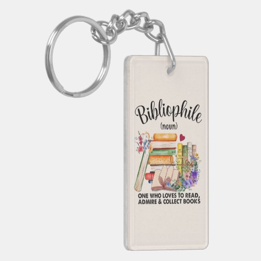 Bibliophile Definition Schlüsselanhänger (Vorderseite links)