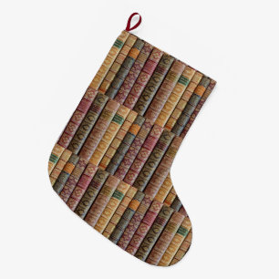 Bibliophile Großer Weihnachtsstrumpf