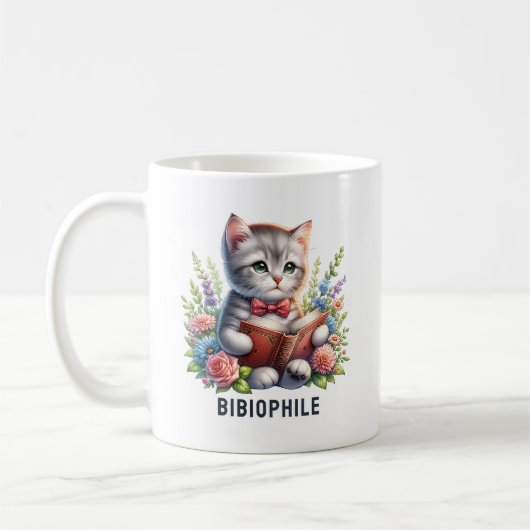 Bibliophile Niedlich Car Reading Kaffeetasse (Links)