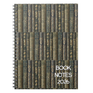 Bibliophile Notizen 2026 Notizblock