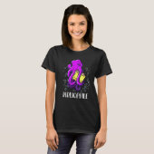 Bibliophile Octopus Book Reading T-Shirt (Vorne ganz)