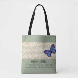 Bibliophile-Schmetterling-Hoch Tasche