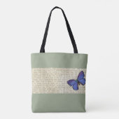 Bibliophile-Schmetterling-Hoch Tasche (Rückseite)