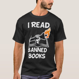 Bibliophiler Büchernerd  Ich lese verbotene Bücher T-Shirt