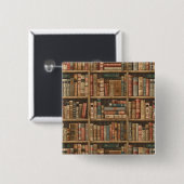 Bibliophiler Knopf Button (Vorne & Hinten)