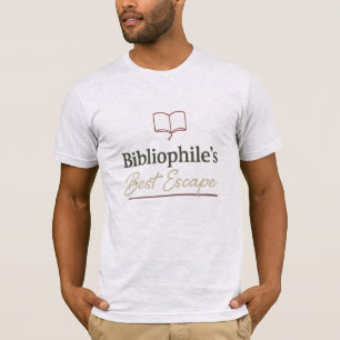 Bibliophile's Best Escape Vintager literarischer T T-Shirt