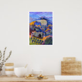 Biblioteca della finestra poster (Küche)