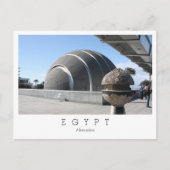Bibliotheca Alexandrina, Alexandria, Ägypten Postkarte (Vorderseite)