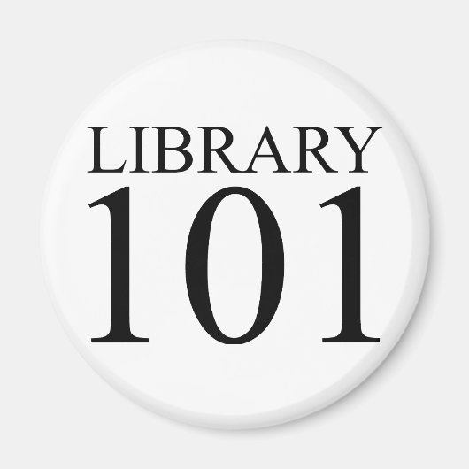 BIBLIOTHEK 101 MAGNET (Vorne)
