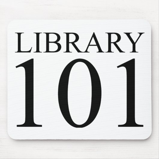 BIBLIOTHEK 101 MOUSEPAD (Vorne)