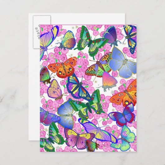 Bibliothek 7 postkarte (Vorne/Hinten)