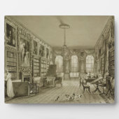 Bibliothek als Sitzungssaal, Cassiobury Park, c.18 Fotoplatte (Vorderseite)