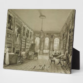 Bibliothek als Sitzungssaal, Cassiobury Park, c.18 Fotoplatte (Seite)