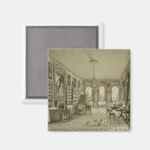 Bibliothek als Sitzungssaal, Cassiobury Park, c.18 Magnet (Vorderseite/Rückseite)