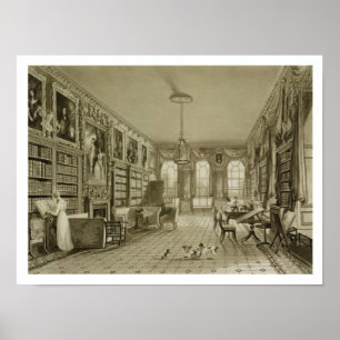 Bibliothek als Sitzungssaal, Cassiobury Park, c.18 Poster