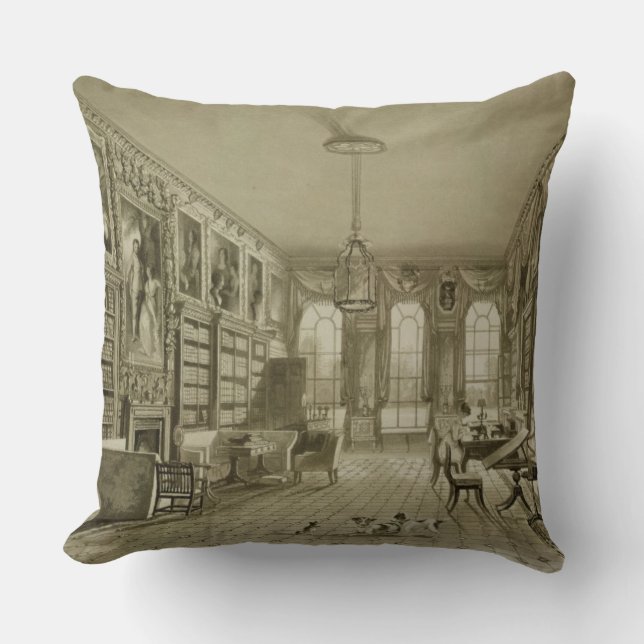 Bibliothek als Wohnzimmer, Cassiobury Park, Kissen (Vorderseite)