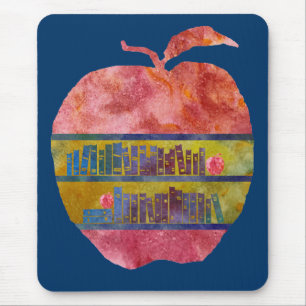Bibliothek Apple Mousepad