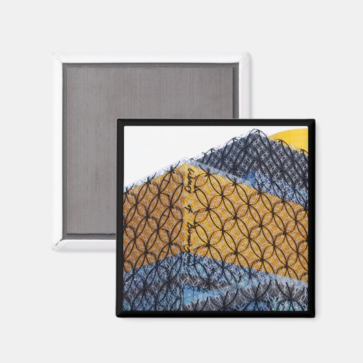 Bibliothek Birmingham Magnet (Vorderseite/Rückseite)