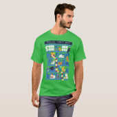 Bibliothek Bo Wer lustig T-Shirt (Vorne ganz)