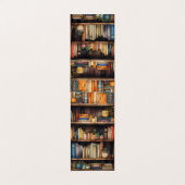 Bibliothek Bookshelves Falten von Lesezeichen Book Visitenkarten (Außenseite Aufgefaltet)