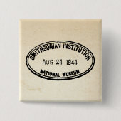 Bibliothek Briefmarke Smithsonian Institution 1944 Button (Vorderseite)