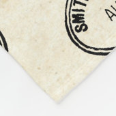 Bibliothek Briefmarke Smithsonian Institution 1944 Fleecedecke (Ecke)