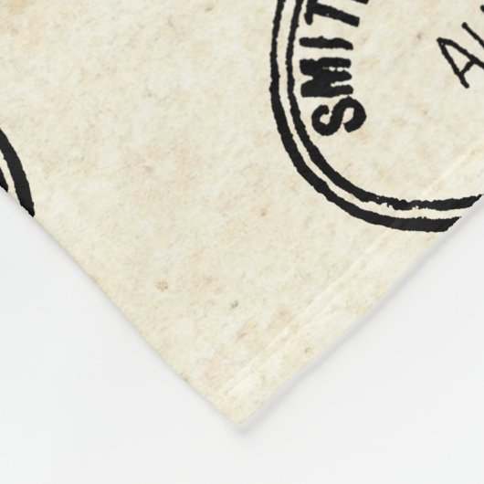 Bibliothek Briefmarke Smithsonian Institution 1944 Fleecedecke (Ecke)