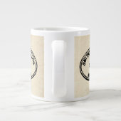 Bibliothek Briefmarke Smithsonian Institution 1944 Jumbo-Tasse (Rückseite)