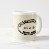 Bibliothek Briefmarke Smithsonian Institution 1944 Jumbo-Tasse (Vorderseite Rechts)
