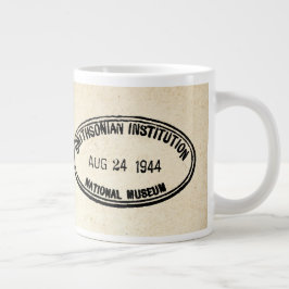 Bibliothek Briefmarke Smithsonian Institution 1944 Jumbo-Tasse