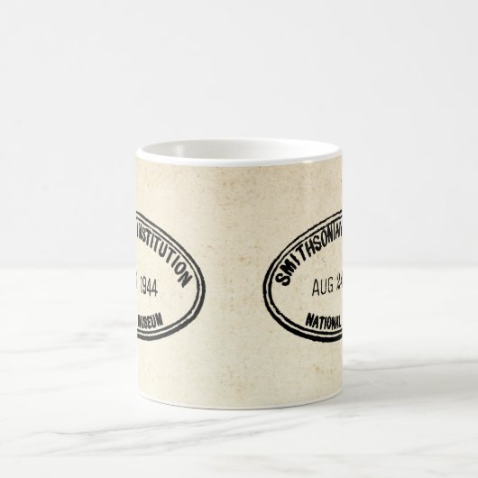 Bibliothek Briefmarke Smithsonian Institution 1944 Kaffeetasse (Mittel)